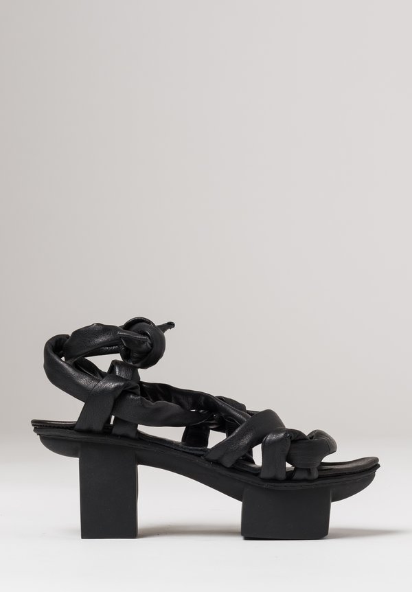 Trippen Acrobat Sandal in Black	