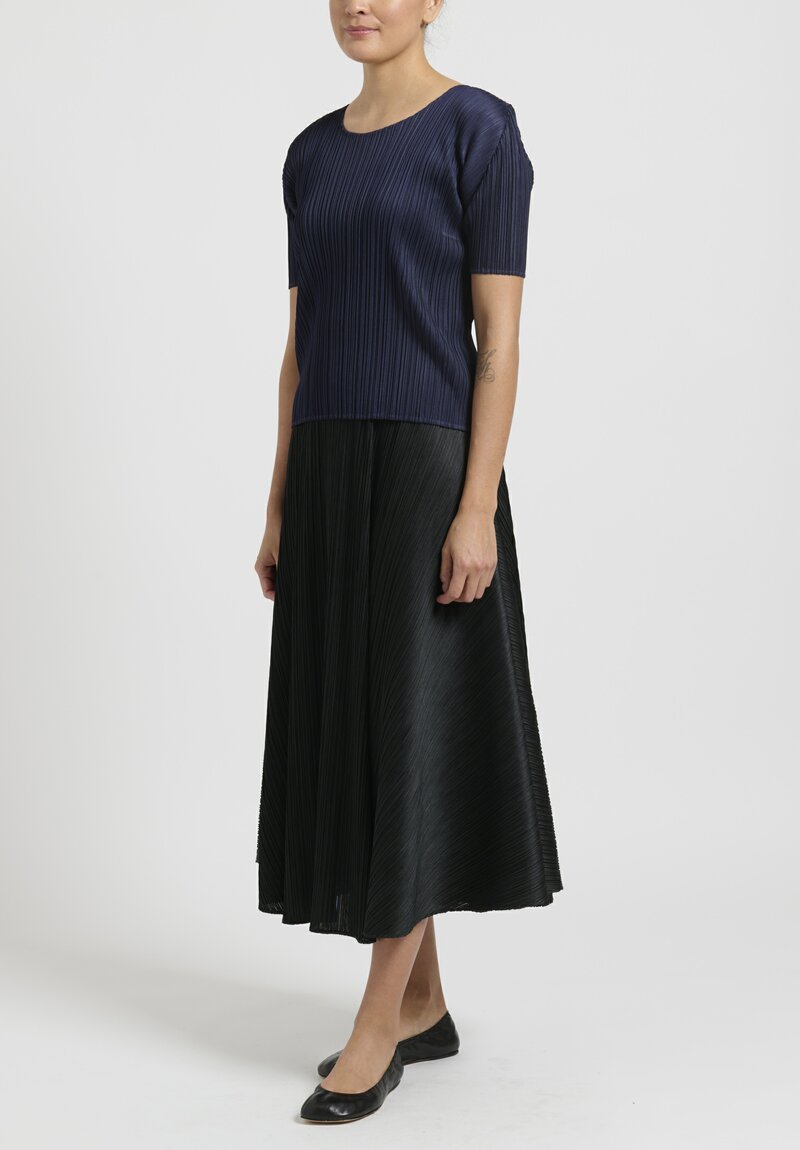 Issey miyake discount pleated skirt