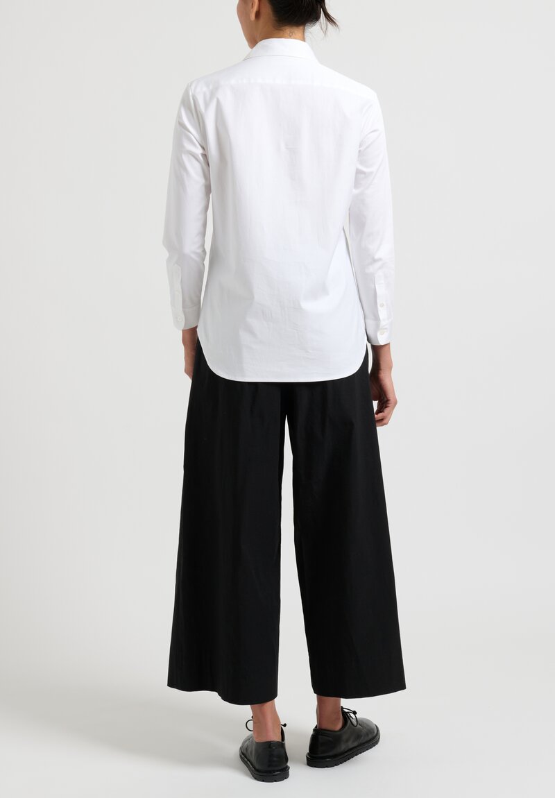 Peter O. Mahler Stretch Linen Culottes in Black