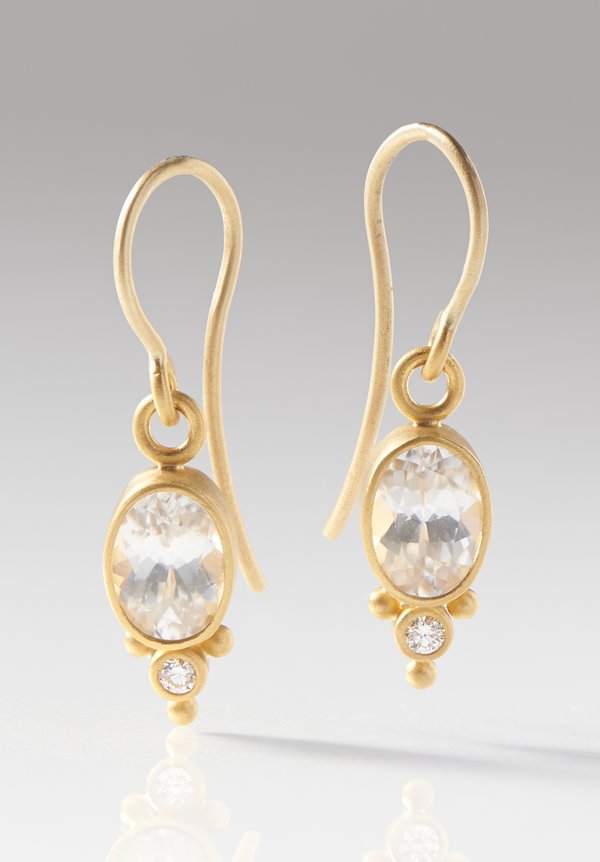 Denise Betesh 22K, Diamond Earrings	
