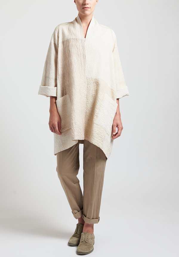 Mieko Mintz 4-Layer Jaipur Jacket in White | Santa Fe Dry Goods ...
