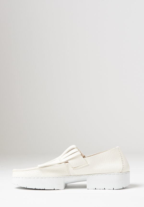 Trippen Tiger Shoe in White	