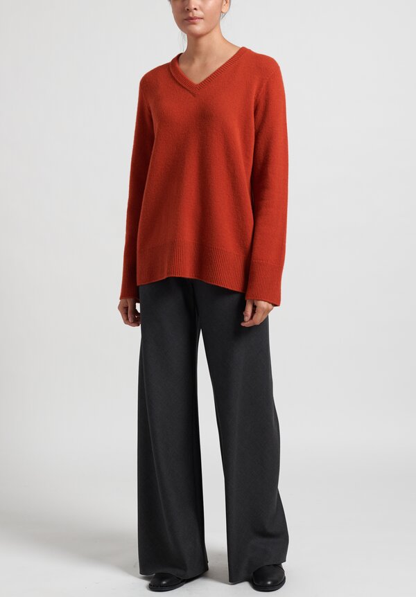 The Row Elaine Sweater in Rust Santa Fe Dry Goods . Workshop