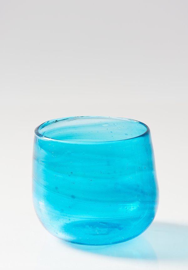 La Maison d'Alep Handblown Arnous Glass Turquoise	