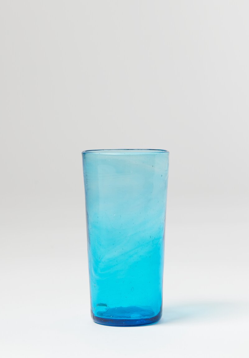 La Maison Dar Dar Handblown Konik Glass Turquoise	