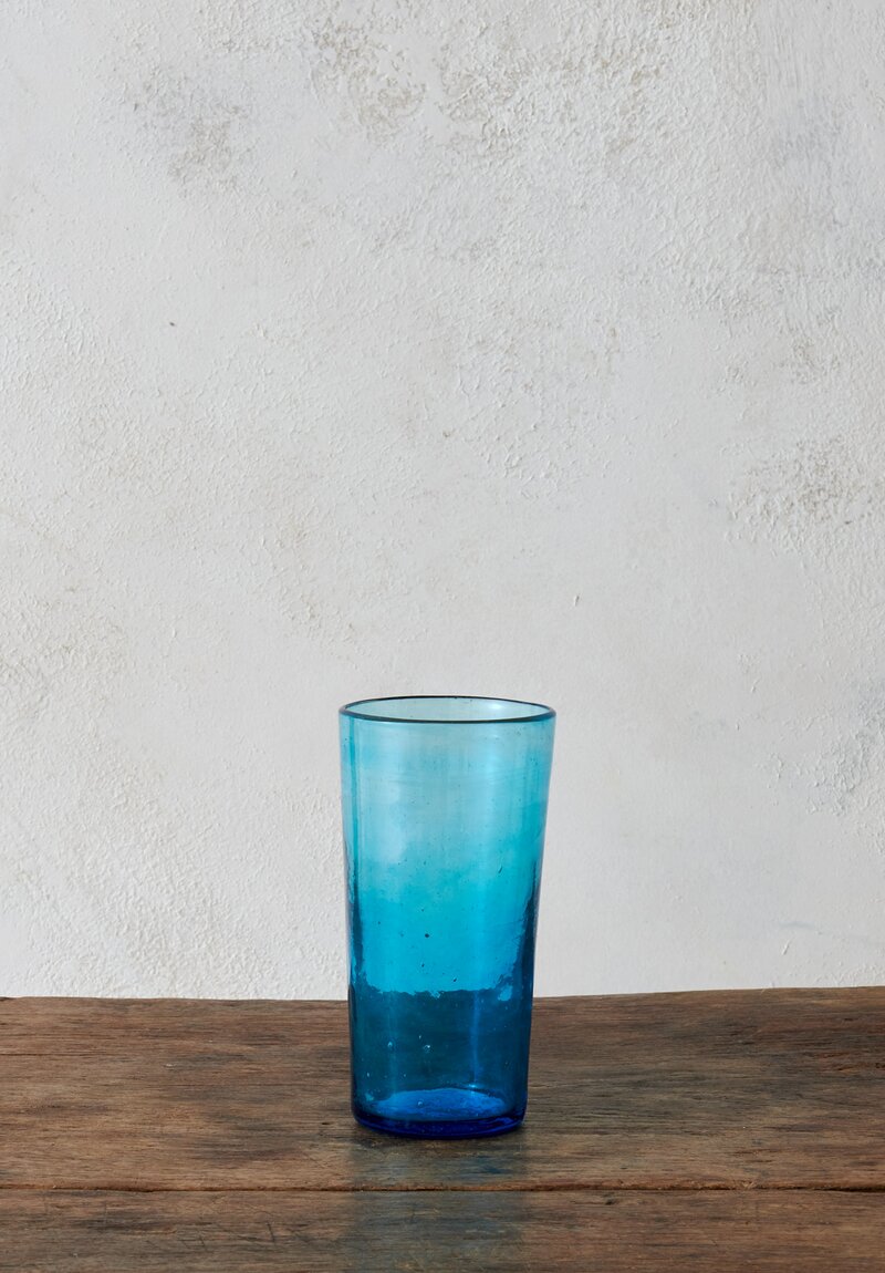 La Maison Dar Dar Handblown Konik Glass Turquoise	