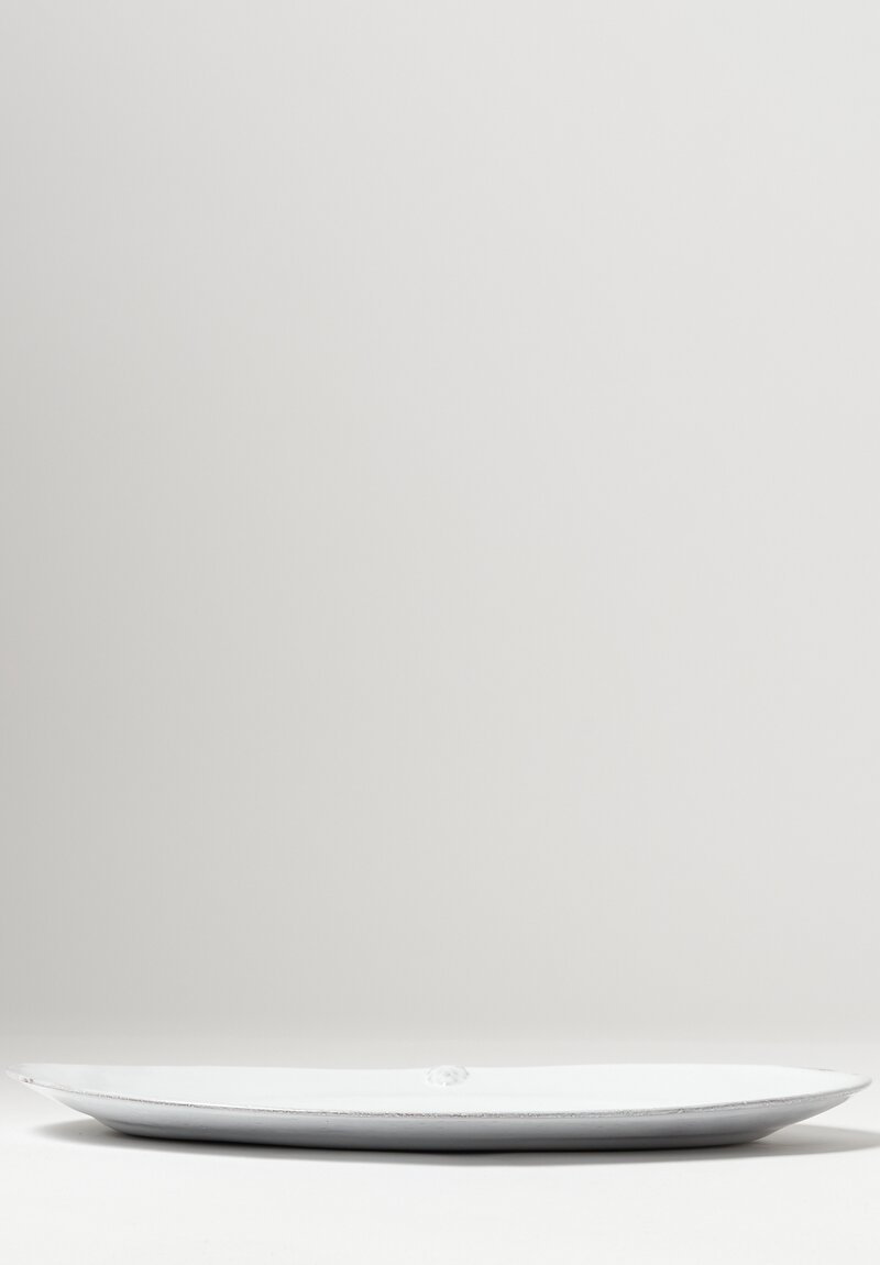 Astier de Villatte Alexandre Oval Platter in White
