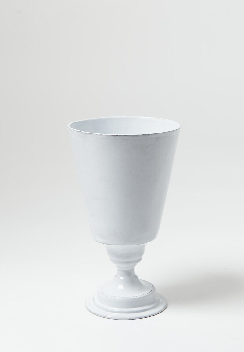 Astier de Villatte Simple Small Vase in White	