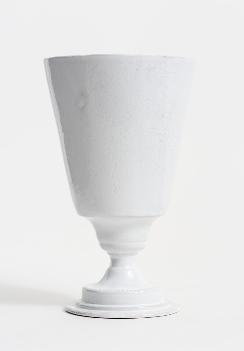 Astier de Villatte Simple Small Vase in White