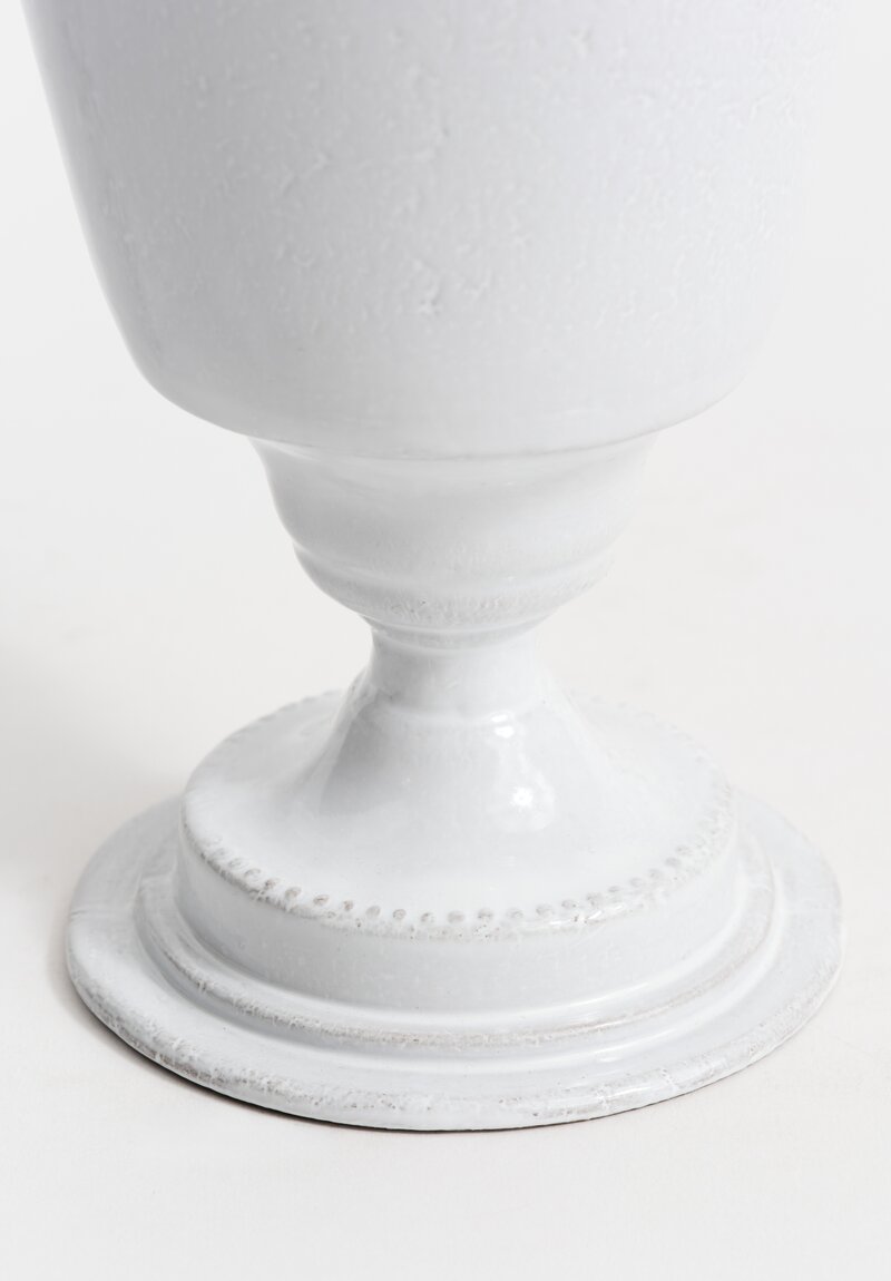 Astier de Villatte Simple Small Vase in White
