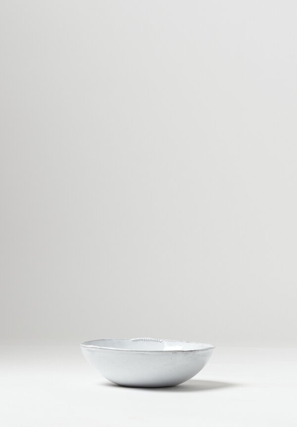 Astier de Villatte Neptune Small Soup Plate in White	