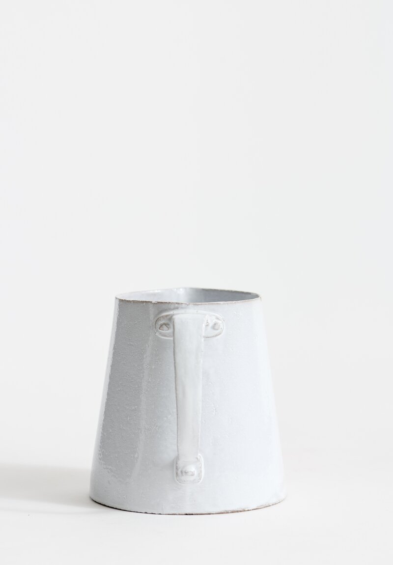 Astier de Villatte Rivet Pitcher in White	