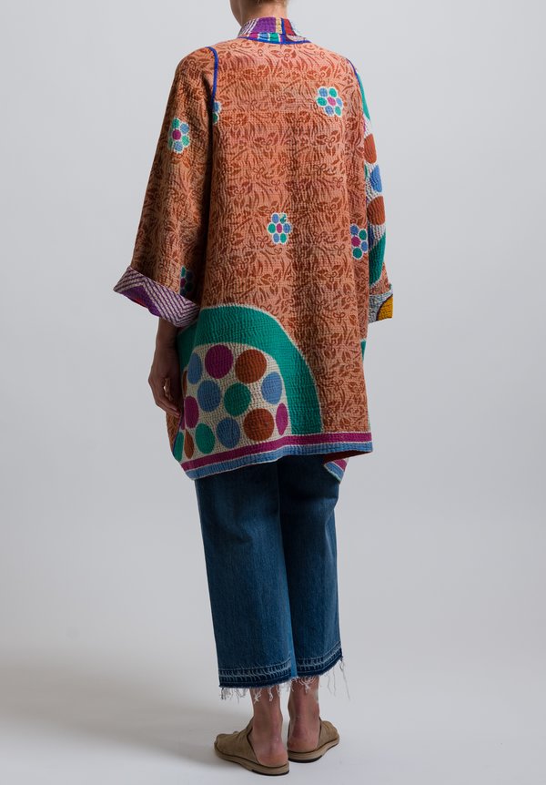 Mieko Mintz 4-Layer A-Line Jacket in Orange/ Red | Santa Fe Dry Goods ...