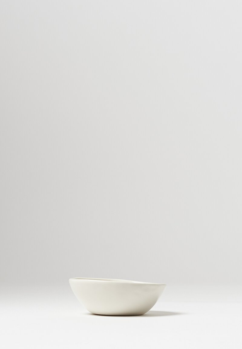 Bertozzi Handmade Porcelain Fruit Bowl in White	