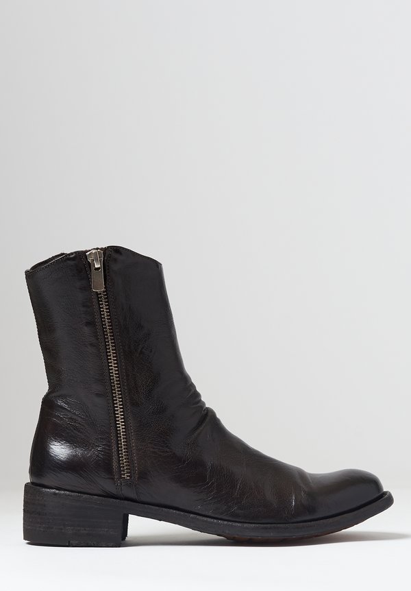 Officine Creative Lison Ignis Ankle Boot in Dark Brown	