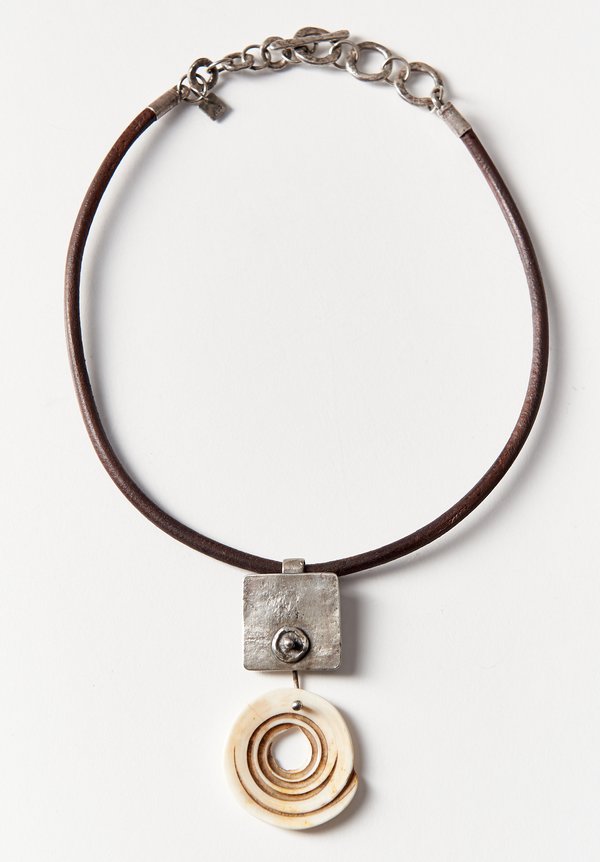 Holly Masterson Shell Currency Pendant	