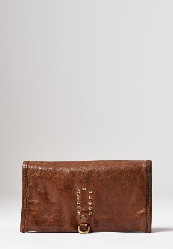 Campomaggi Leather Wallet in Military	