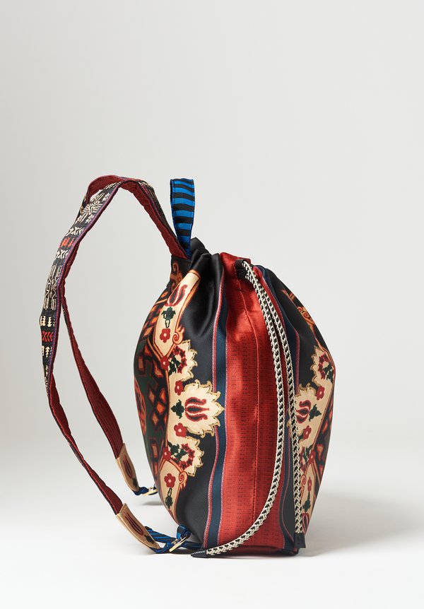 Etro Geometric Print Drawstring Backpack	