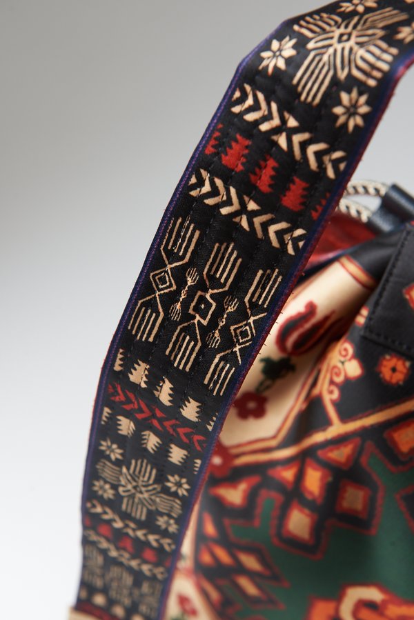 Etro Geometric Print Drawstring Backpack	