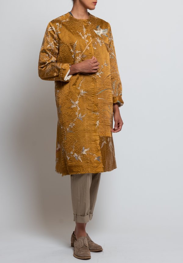 By Walid Chinese Panel Tanita Coat in Caramel	