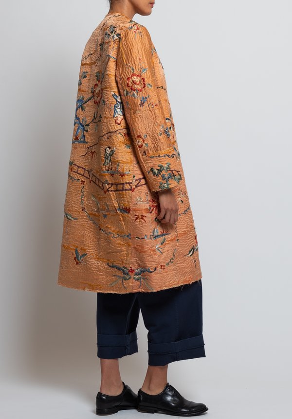 By Walid Chinese Panel Tanita Coat in Apricot | Santa Fe Dry Goods ...