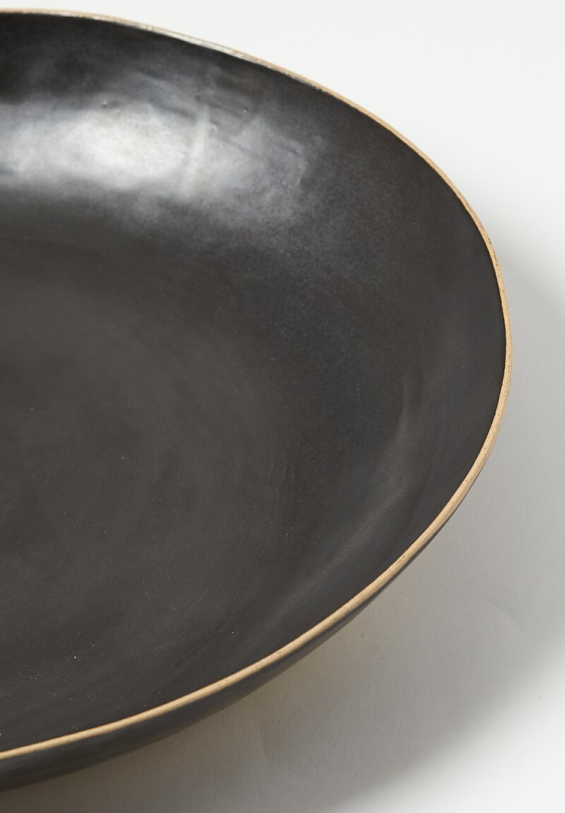 Laurie Goldstein Extra Large Ceramic Open Bowl in Black	