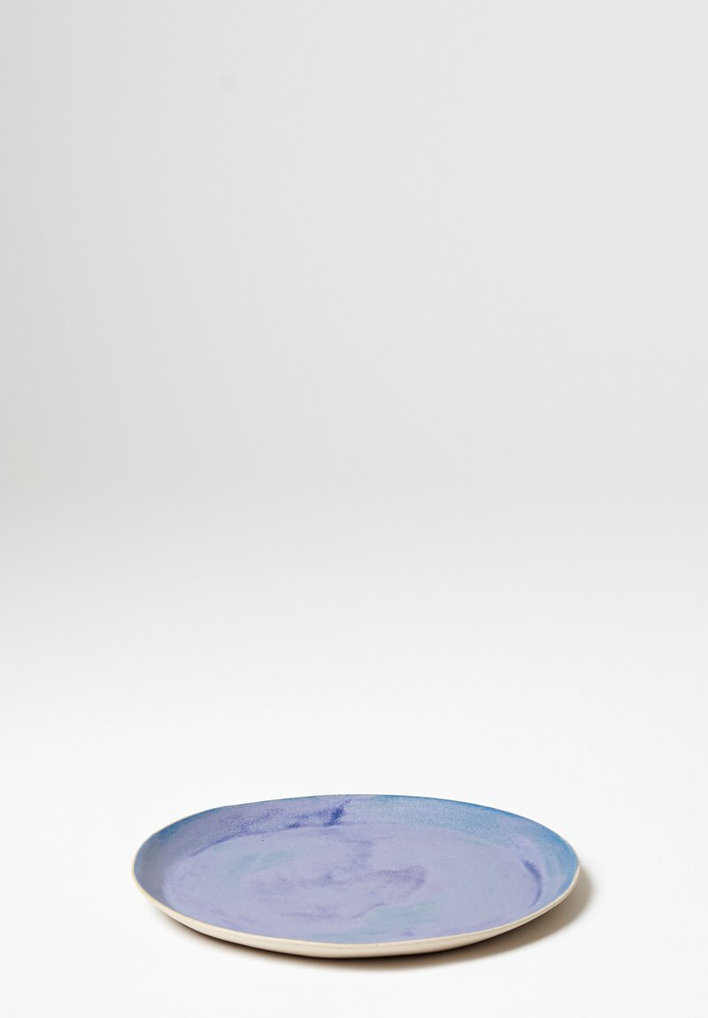 Laurie Goldstein Medium Ceramic Plate in Blue	