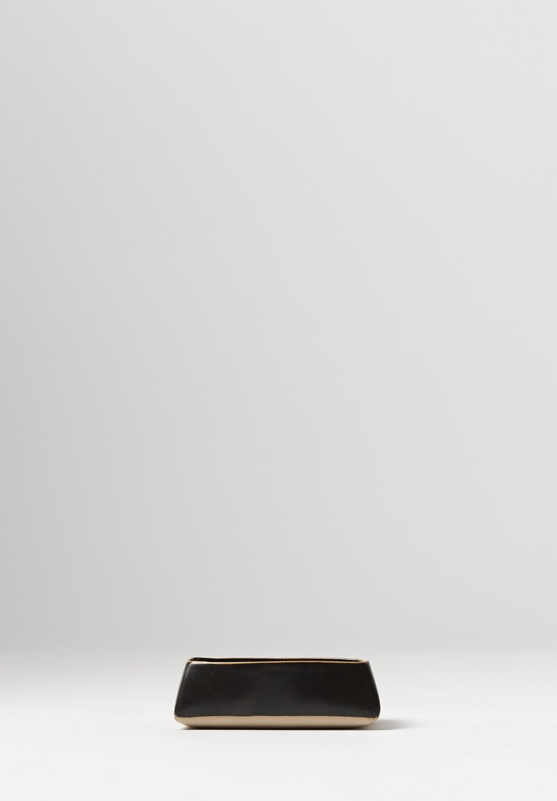 Laurie Goldstein Small Rectangular Bowl in Black	