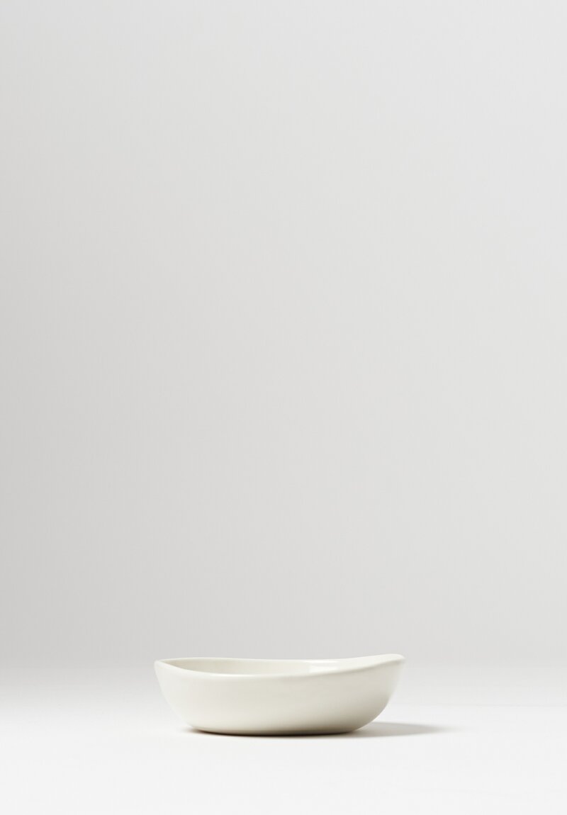Bertozzi Handmade Porcelain Pasta Bowl in White
