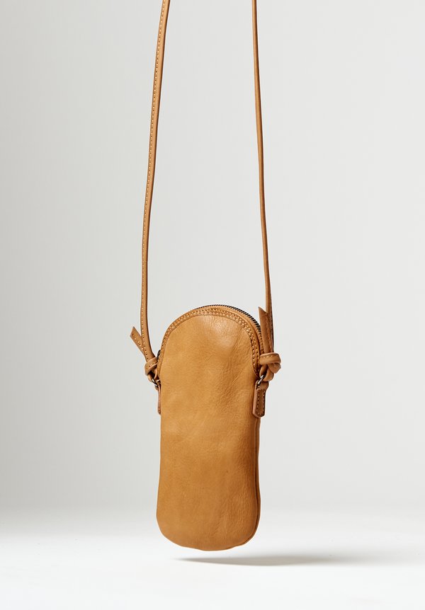 Massimo Palomba Mickey Tibet Pouch Bag in Camel	