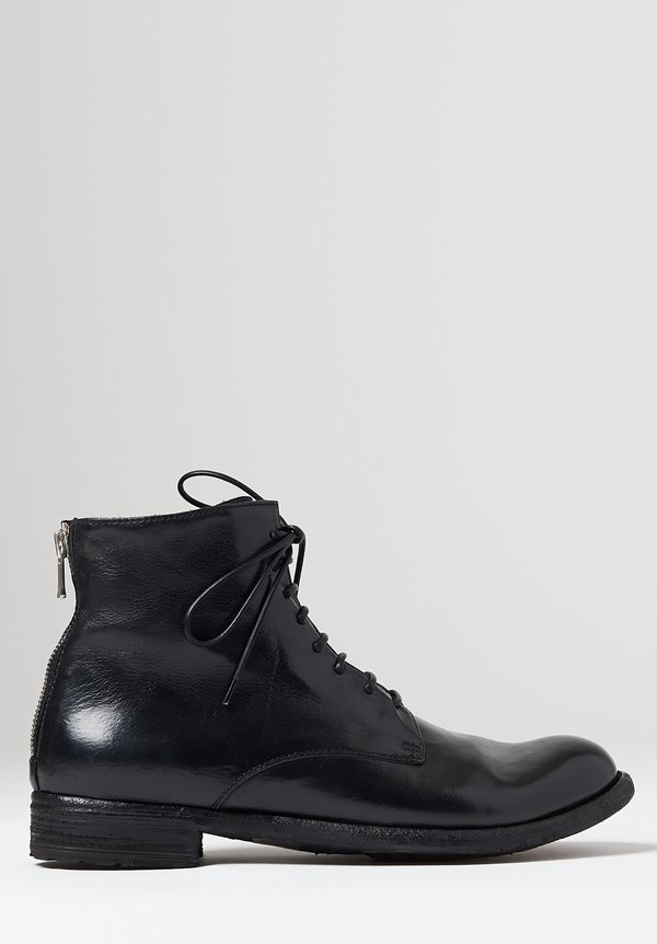 Officine Creative Lexikon Ignis Lace-Up Boot in Nero	