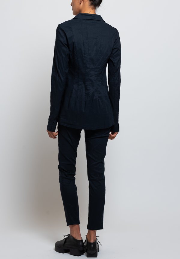 Rundholz Black Label Fitted Jacket in Dark Blue	