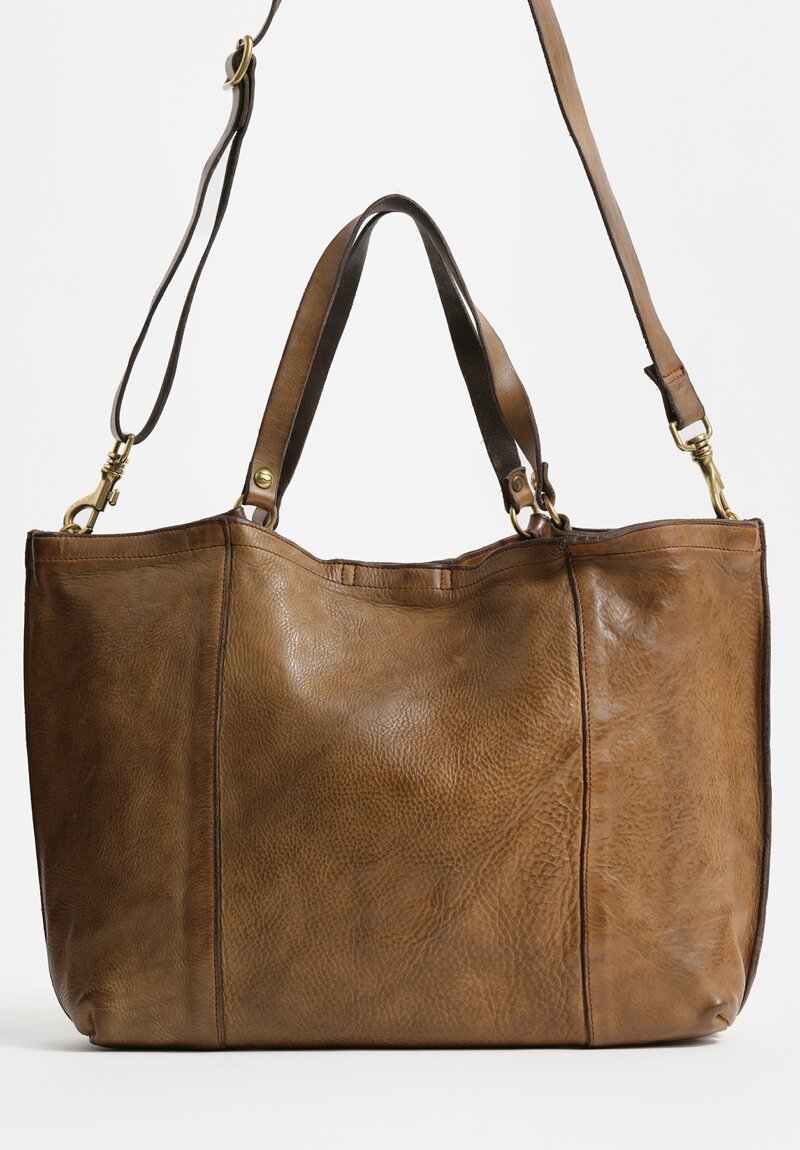 Campomaggi Large Rectangle Shopping Bag in Military