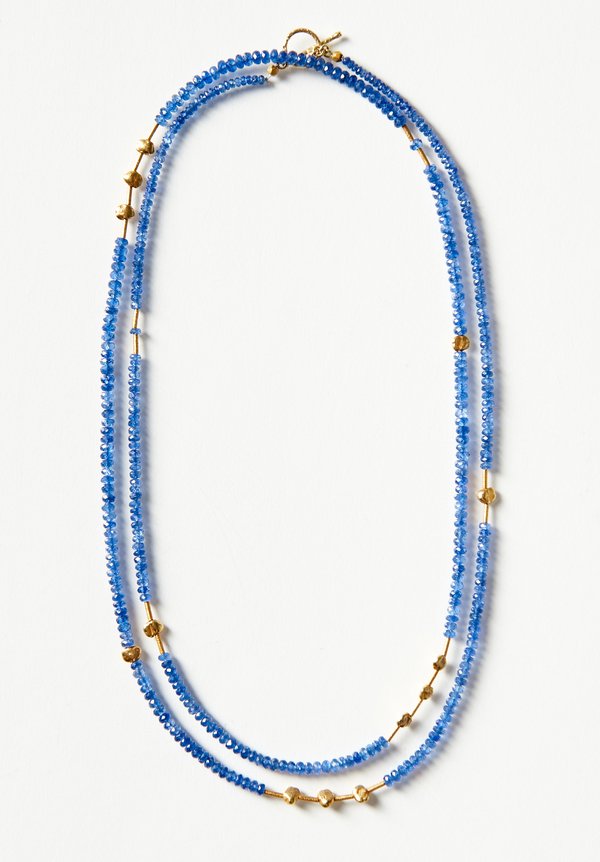 Greig Porter 18K, Long Sapphire Necklace	