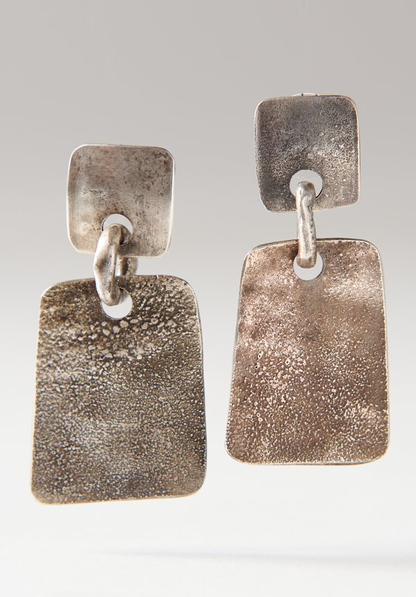 Holly Masterson Hand Formed Wide Rectangular Drops | Santa Fe Dry Goods ...