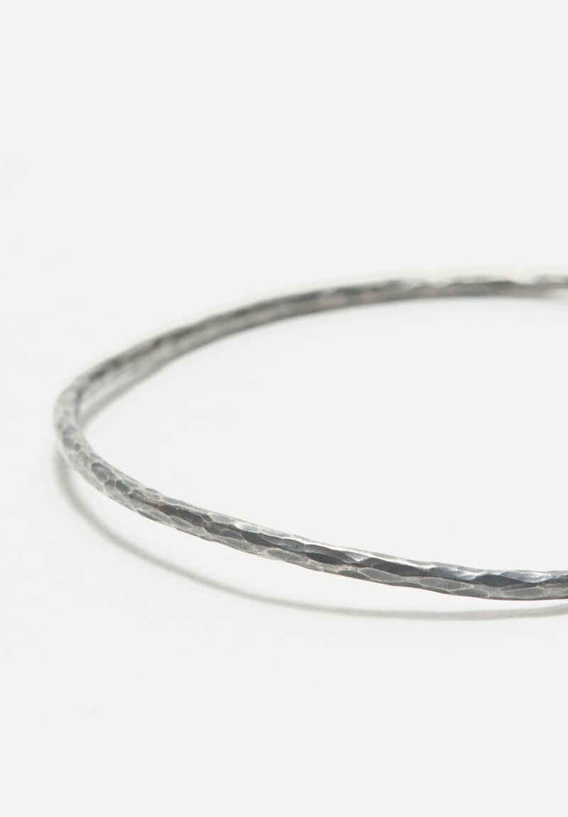 Lika Behar Oxidized Silver, Hammered Bracelet	