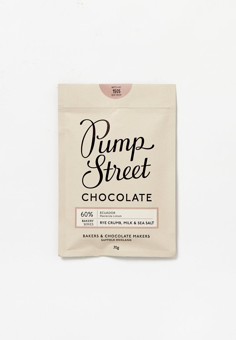 Pump Street Chocolate Rye Crumb, Milk & Sea Salt	