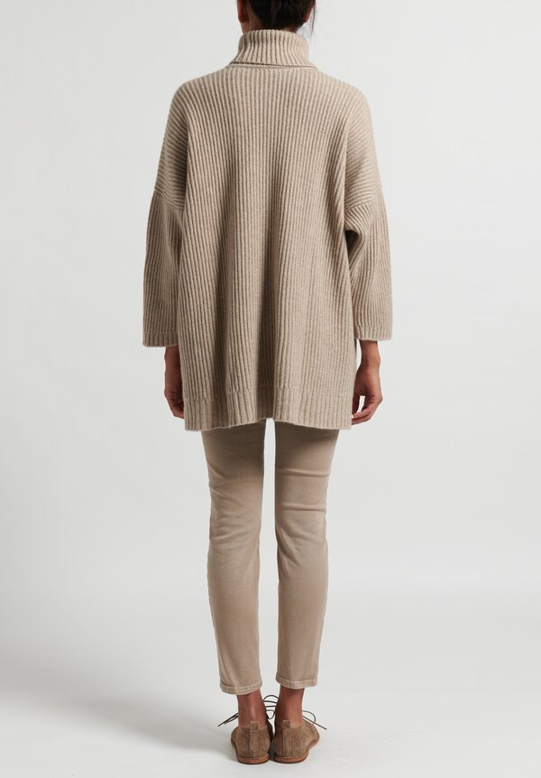 Hania New York Marisa Turtleneck Sweater in Dark Medium Dyed	