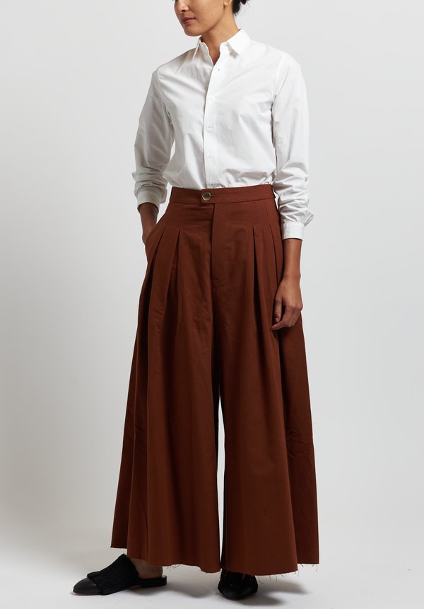 A Tentative Atelier ''Gregg'' Pants in Brick Red	