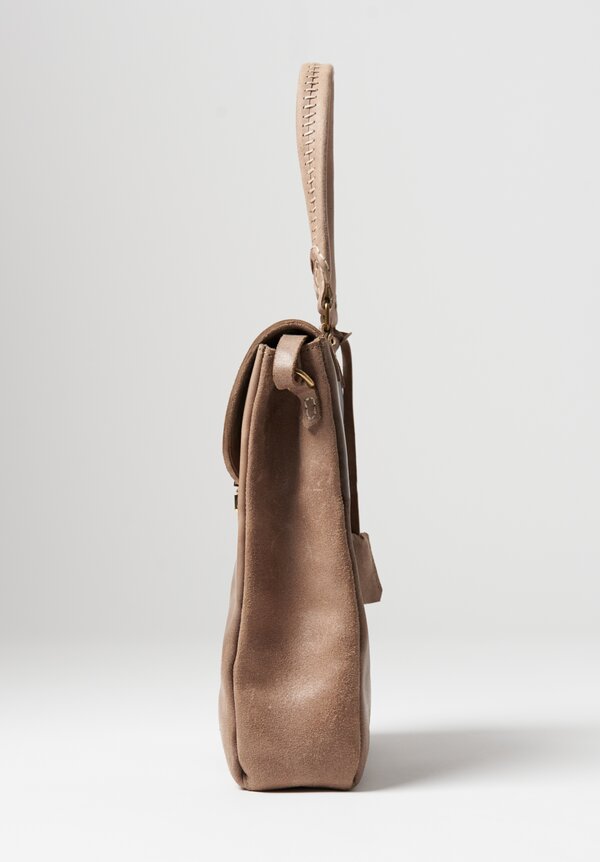 A Tentative Atelier Reverse Culatta Cavallo Evers Bag in Grey	