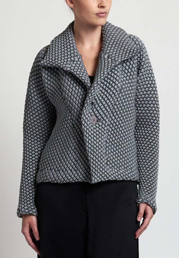 Issey Miyake Bubble Jacket in Silver | Santa Fe Dry Goods . Workshop ...