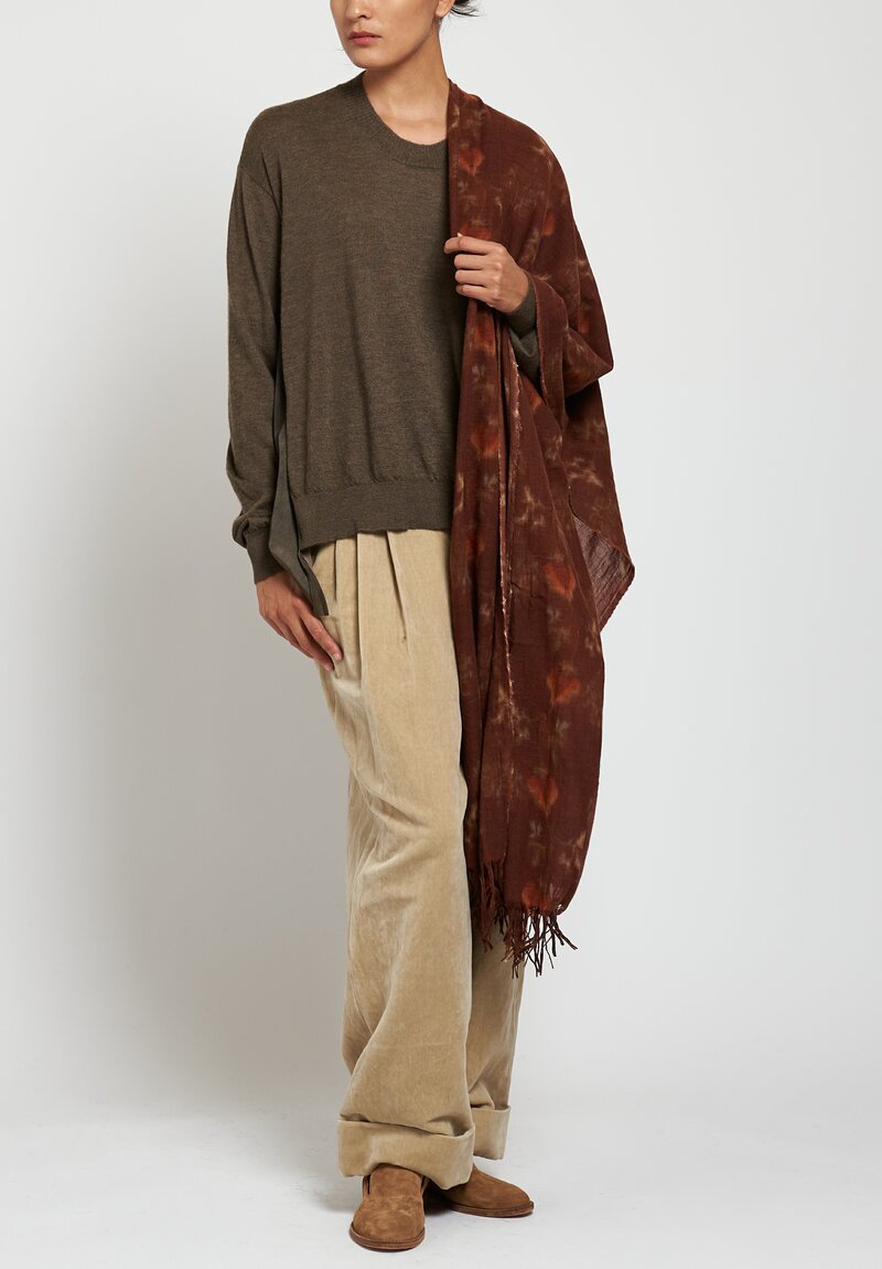 Uma Wang Knit Sweater in Brown	