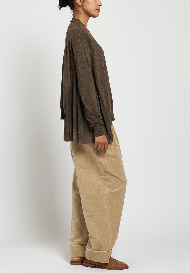 Uma Wang Knit Sweater in Brown	