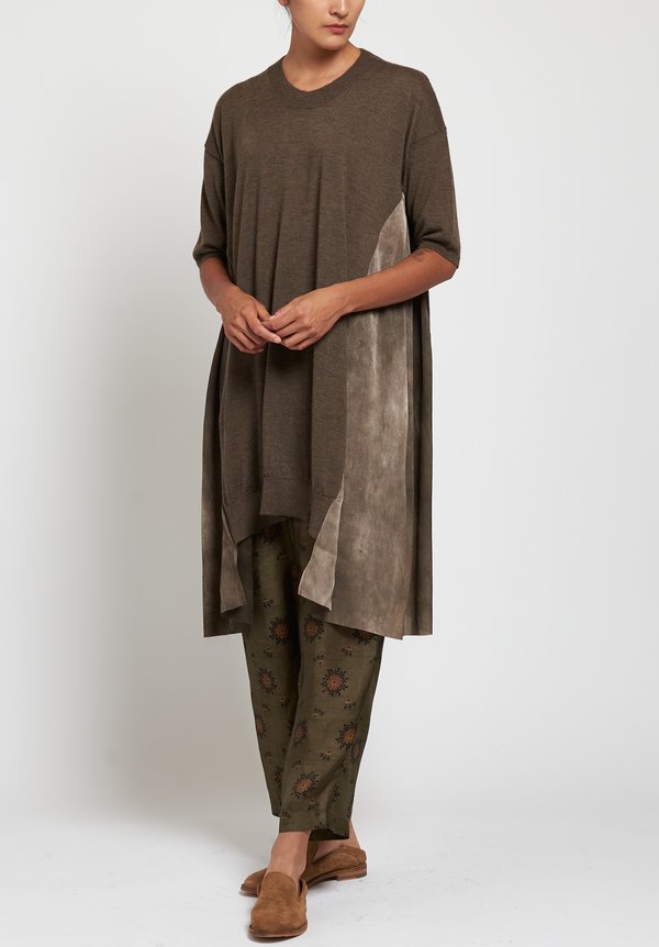 Uma Wang Knit Dress in Brown	
