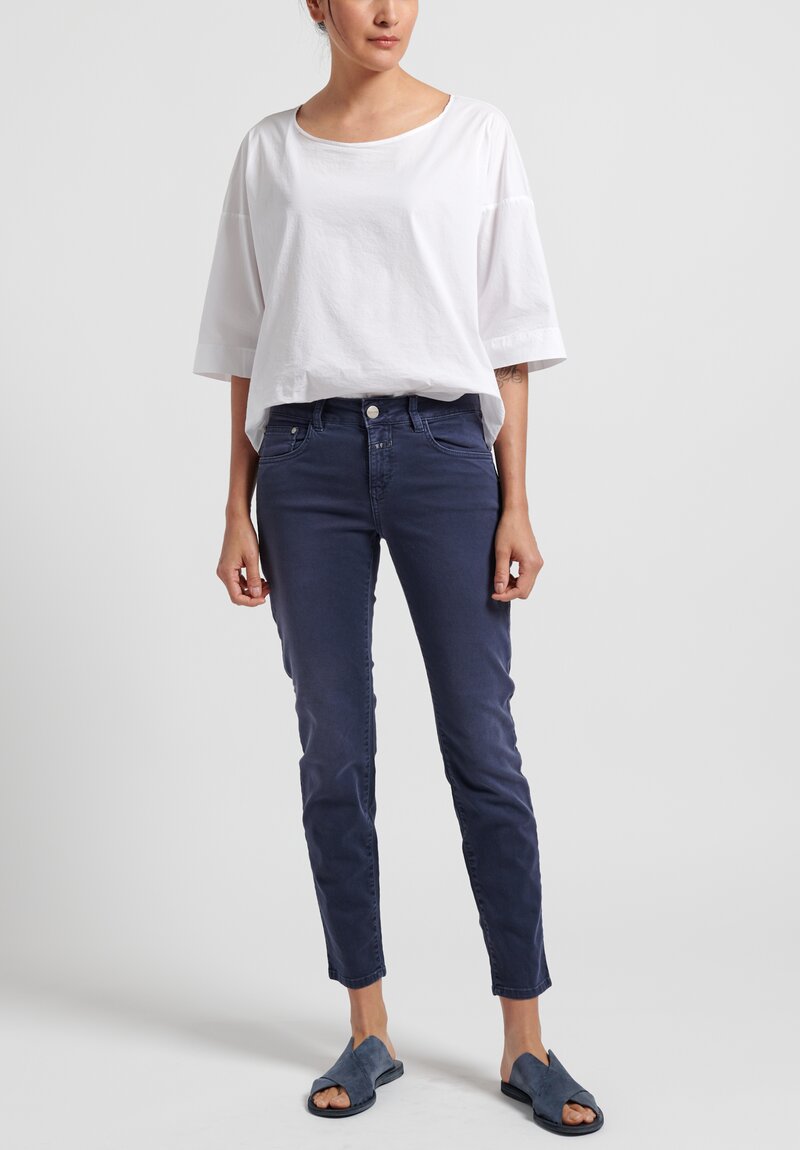 Closed Baker Cropped Narrow Jeans in Navy