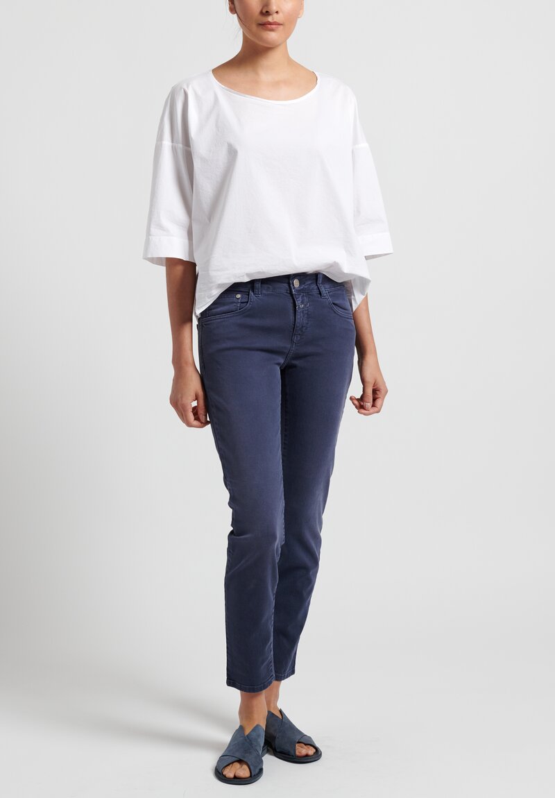 Closed Baker Cropped Narrow Jeans in Navy