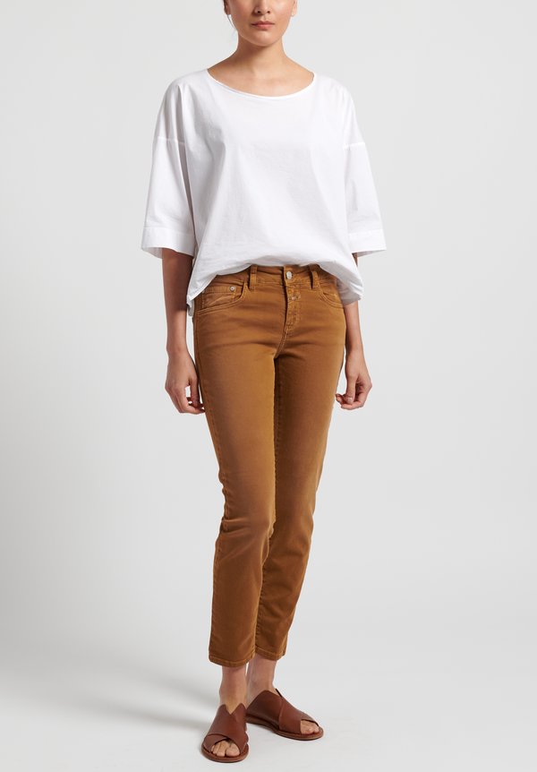 Closed Baker Cropped Narrow Jeans in Tobacco