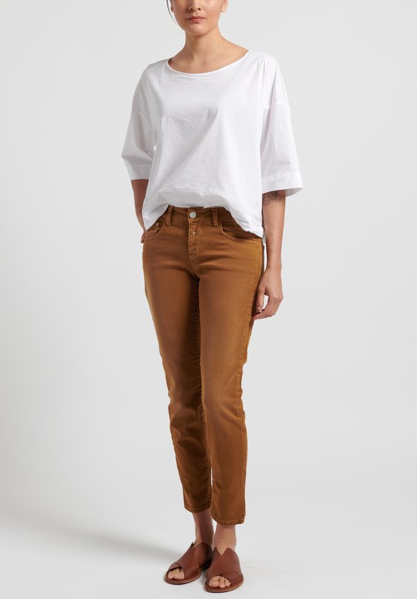 Closed Baker Cropped Narrow Jeans in Tobacco