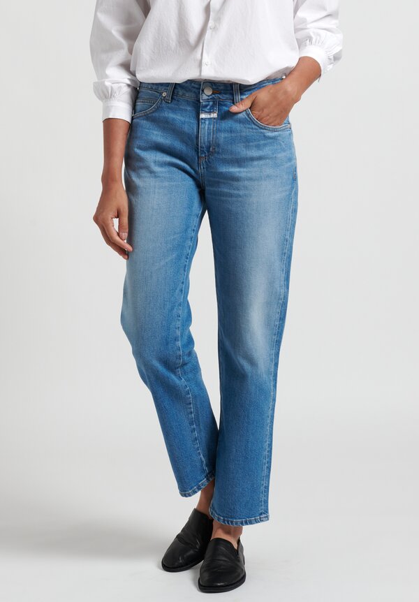 Closed Jay Cropped Jeans in Mid Blue | Santa Fe Dry Goods . Workshop ...