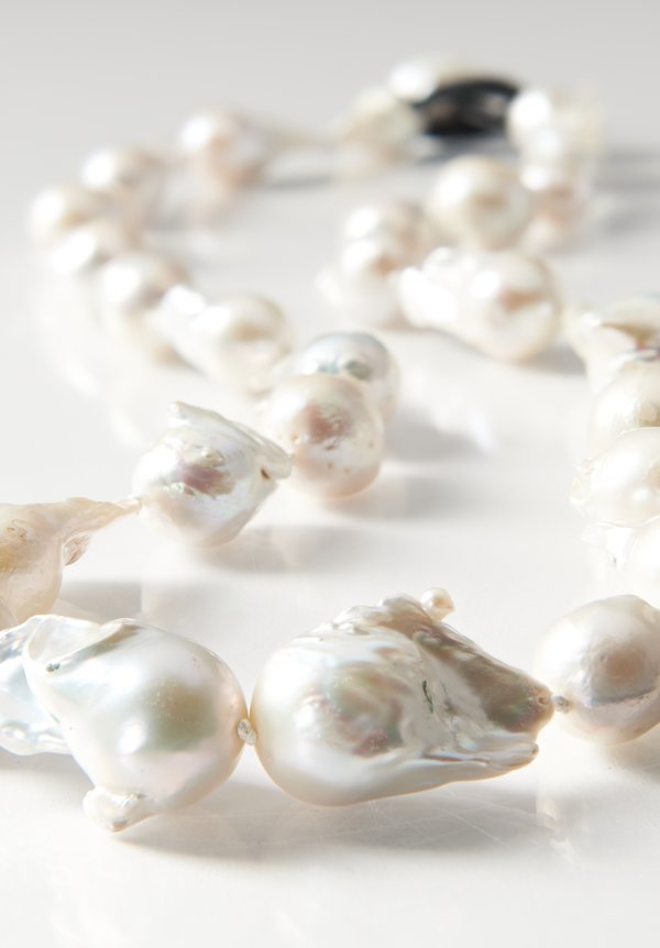 Monies UNIQUE Long Baroque Pearl Necklace